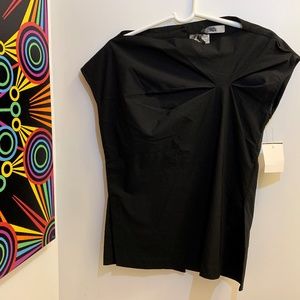 IXOS Black top, Italian designer brand, size: S
